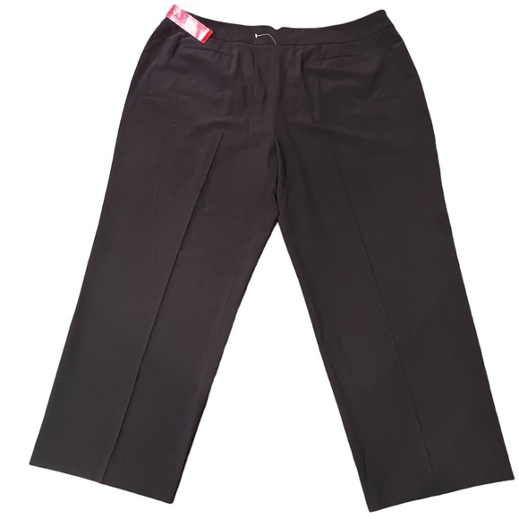 AK ANNE KLEIN NWT PLUS SIZE CONCORD BLACK PANTS STRETCH 24W - Picture 7 of 15